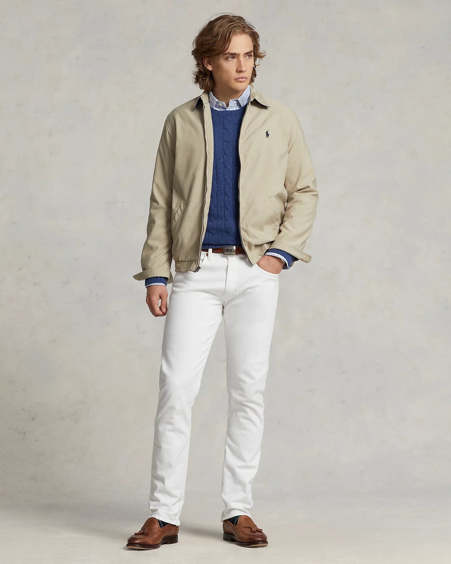 Preventa Casaca Ralph Lauren Bi-Swing Beige