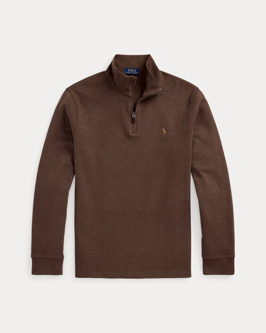 Sweater 1/4 Ralph Lauren Marron