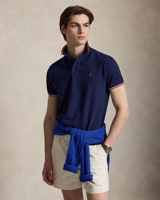 Camisero Ralph Lauren Acero Listado