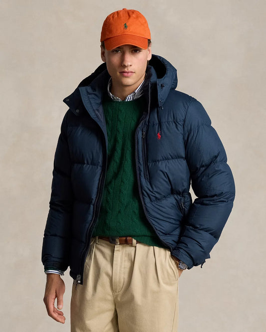 Casaca Ralph Lauren Gorham de plumón Azul [A PEDIDO]