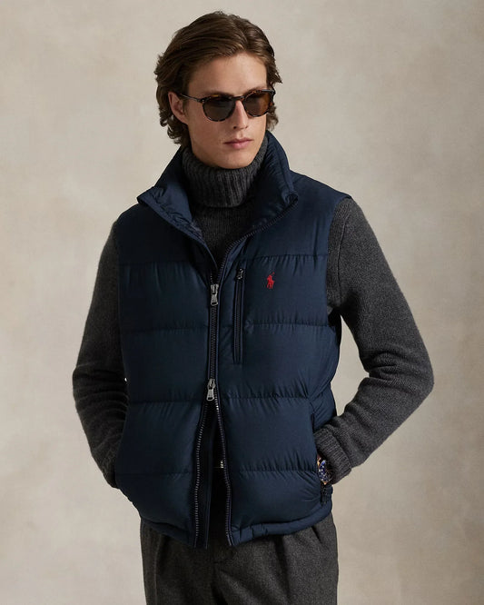 Chaleco Ralph Lauren Gorham de plumón Azul [A PEDIDO]
