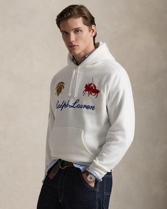 Polera Ralph Lauren Blanca con emblema