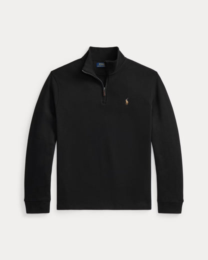Sweater 1/4 Ralph Lauren Estate Rib Negro [A PEDIDO]