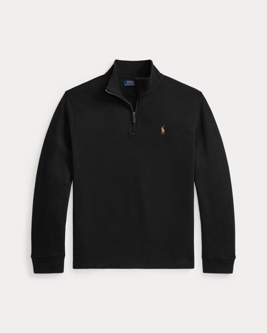 Sweater 1/4 Ralph Lauren Estate Rib Negro [A PEDIDO]