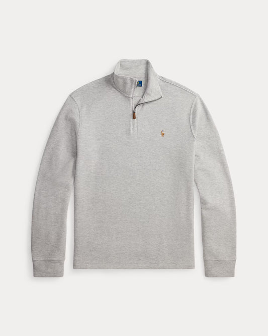 Sweater 1/4 Ralph Lauren Estate Rib Gris [A PEDIDO]