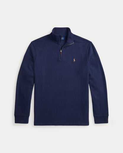 Sweater 1/4 Ralph Lauren Estate Rib Azul [A PEDIDO]