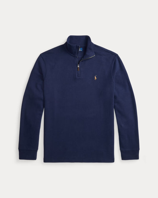 Sweater 1/4 Ralph Lauren Estate Rib Azul [A PEDIDO]