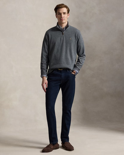 Sweater 1/4 Ralph Lauren Estate Rib Grafito [A PEDIDO]
