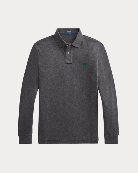 Camisero Ralph Lauren Manga Larga Grafito