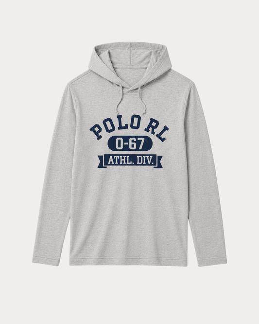 Polo Ralph Lauren con Capucha Gris Athl