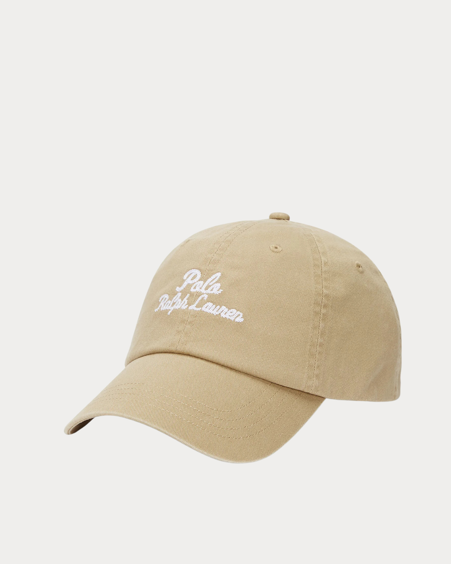 Gorra Ralph Lauren Beige Con Bordado