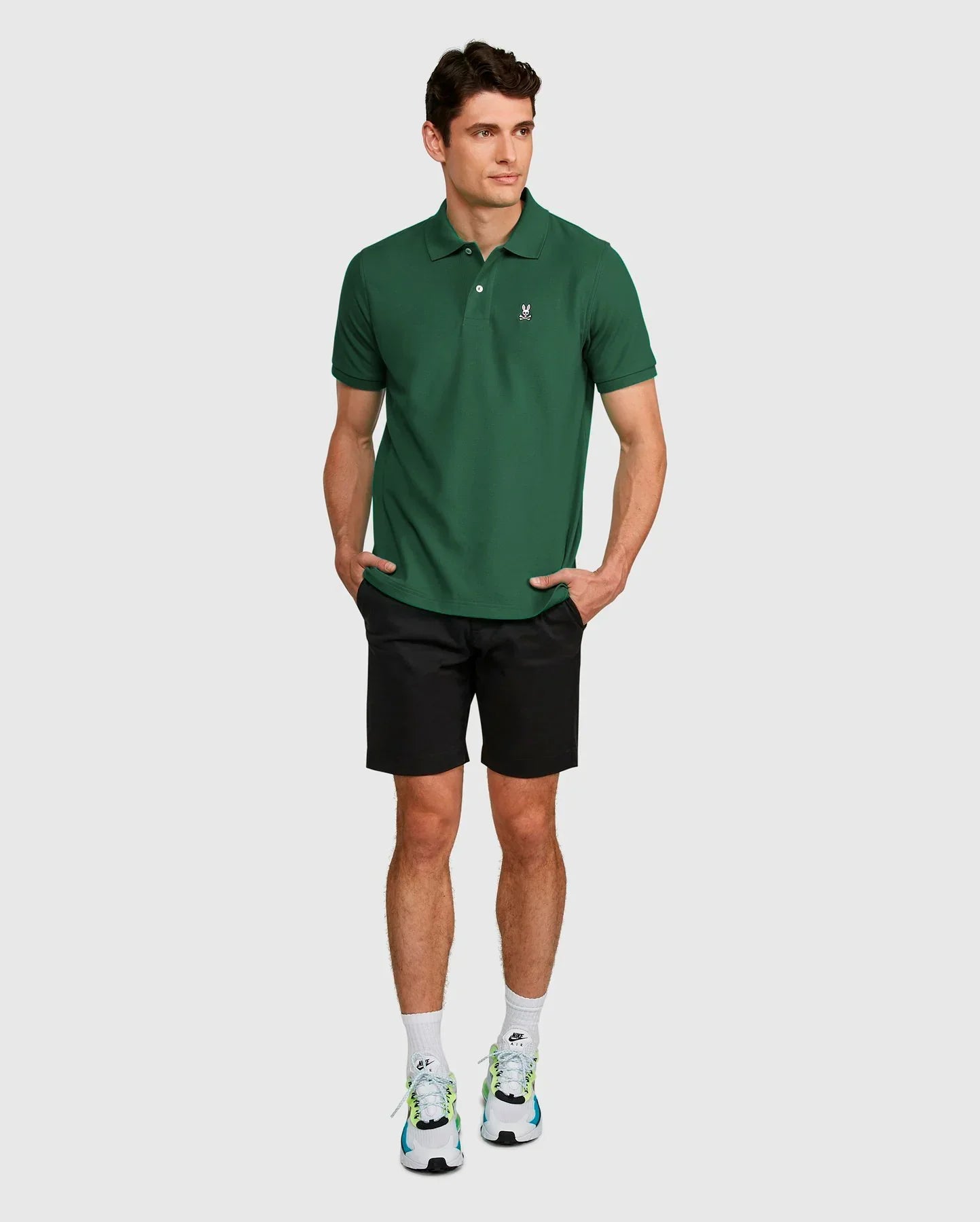 Camisero Psycho Bunny Verde Oscuro